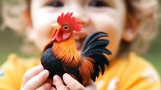 Baby with animals