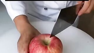 Amazing apple cutting techniques| short
