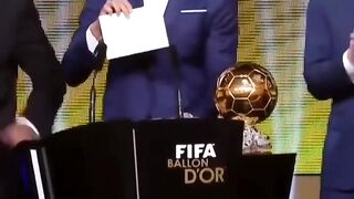 Messi Winning the ballon d'or AND Ronaldo's Reaction❤️‍????????