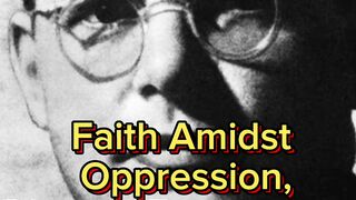 Faith Amidst Oppression, Dietrich Bonhoeffer's Unyielding Commitment to Jesus