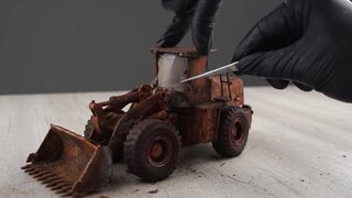 From Rust to Glory: Full Restoration of a Construction Beast! ????✨ | Watch the Transformation!
