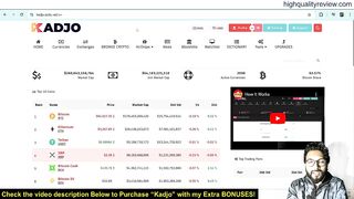 Kadjo Review: Simple Way to Earn Free Cryptocurrency