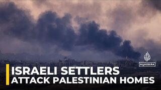 Israeli settlers attack Palestinian homes