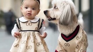 Baby Gucci und ihre Hunden Gucci