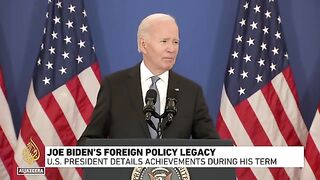 Biden delivers final foreign policy speech as Gaza ceasefire talks continue