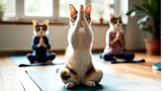 ????Cats At The Gym