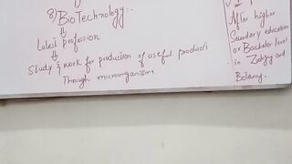 Biotechnology (Carriers in biology) Ch no 1 introduction to biology class Nine Lec no 5 h.