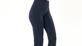 Women Sleeveless Flare Jumpsuits Fitness Yoga Long Pants