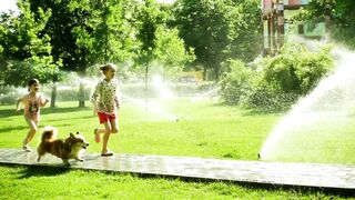 GIRLS PLAYING IN STREET