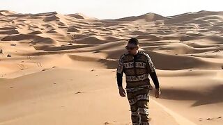 شاهد جمال الرمال الذهبيه في صحراء المغرب