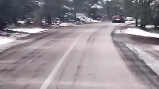 جمال طبيعة الثلج