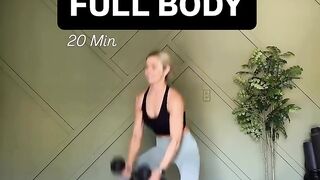FULL BODY Workout with Dumbbells ☀