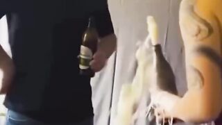 In haircuts and with beer?