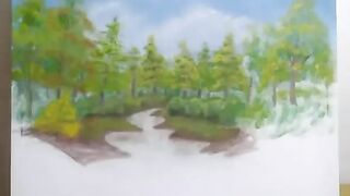 لوحتي التي لم تنتهي بعد  My unfinished painting