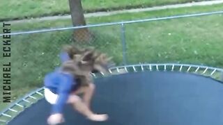Funny falling people