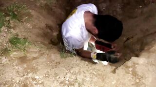 إستخراج كنز من كهف تحت الأرض ⚱️????كنوز ودفائن//البحث عن الذهب///ا