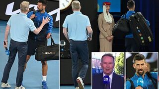 Novak Djokovic refuses post-match interview at the Australian Open and storms off court as he lashes out at Channel Nine