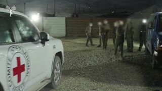 BREAKING The Israel Defense Force (IDF) has released a video showing three hostages