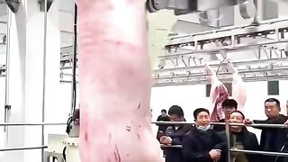 Pork production plant