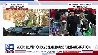 Trump, Melania arrive at St. John's Episcopal Church ahead of inauguration