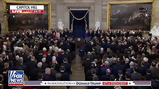 Biden, Harris, Trump, Vance enter inauguration ceremony