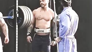 Attitude of a Sleeper Bodybuilder in the Gym