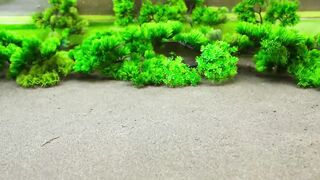 DIY mini farm diorama with house for cow