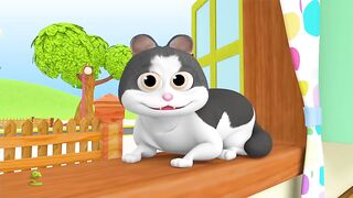 Baby kids cartoon meow meow Billi Karti rhyme for kids