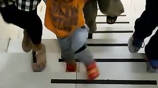 Climbing stairs like a boss ????????