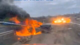 Destroyed Russian MT-LB