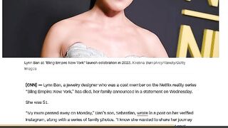 Lynn ban Singaporean star of Netflix show Bling Empire dies #lynnban #singapore #netflix #accident