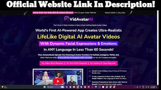 VidAvatar AI Review: Hollywood-Quality Avatar Videos With Dynamic Emotions