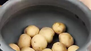 Dhaba (Road Side) version Dum Aloo.