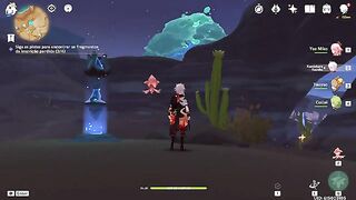 genshin impact quest 3.6 / siga as pistas para encontrar os fragmentos da inscrição perdida