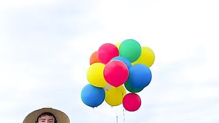 How many balloons to make a store fly