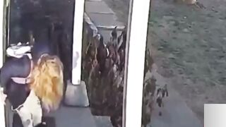 Mother of the Year Protects Daughter From Raccoon
