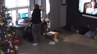 we had deer breaking into houses