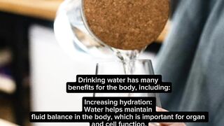 Benefits of drinking water