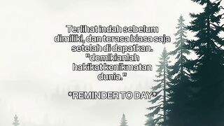 Terlihat indah sebelum dimiliki