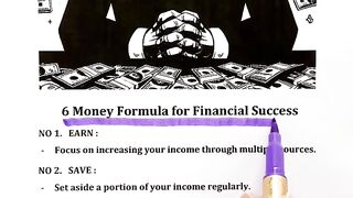 6 MONEY FORMULA FOR FINANCIAL SUCCESS #success #mindset #FinancialSuccess