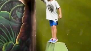 This is what I expect to see when a kid says “watch this
