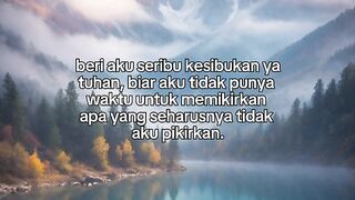 Beri saya seribu kesibukan