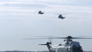LIVE: Donald Trump boards Air Force One in Maryland