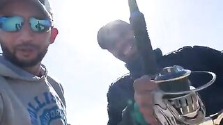 Live with us live fishing with a rod, catching monster fish, Olah fish