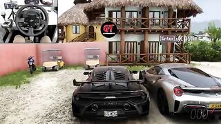 Lamborghini Huracán STO & Ferrari 488 Pista | Forza Horizon 5 | Thrustmaster T300RS gameplay