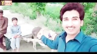 Velamanda is cutting wood۔