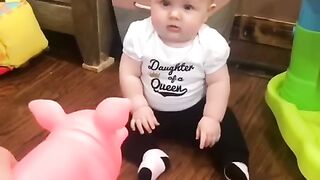 Cute funny baby