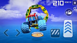 Monster Truck Ramp Impossible Driving - Mega Ramp Car Stunt Master Simulator - Android Gameplay???? #2