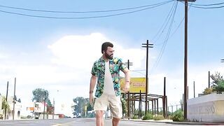 CAN MICHAEL WIN THIS RACE & GONE WRONG! #shorts #gta5