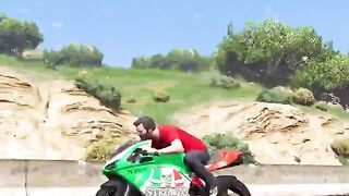 MICHAEL HELPS OLD MAN & GOT ARRESTED BY POLICE! #shorts #gta5